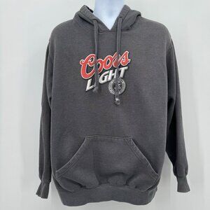 coors light official licensed grey hoodie men’s xl